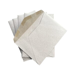 1000pcs C6 Brown Kraft Lick Stick Banker Plain Envelope 114 x 162mm
