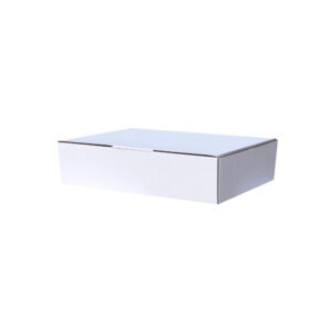 100pcs 130 x 100 x 40mm Diecut Mailing Box White