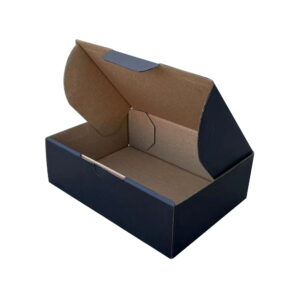 100pcs 175 X 130 X 55mm Diecut Mailing Box Black