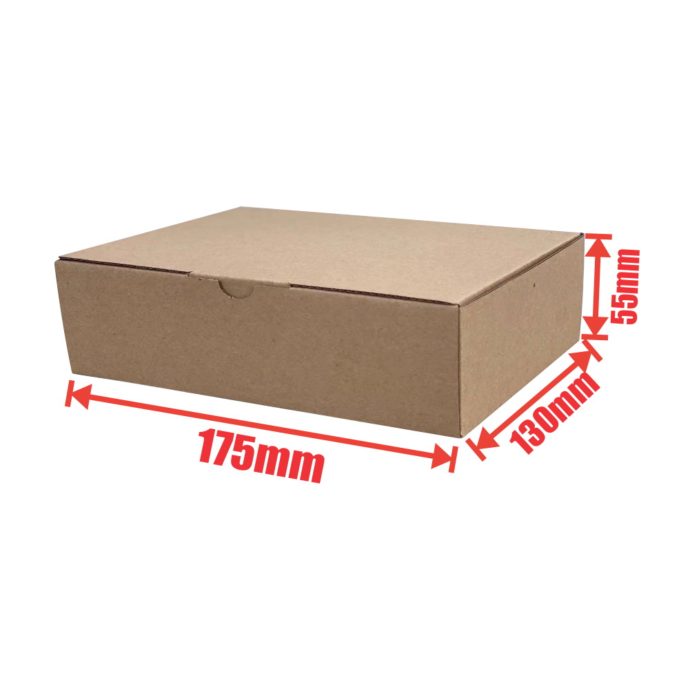100pcs 175 x 130 x 55mm Diecut Mailing Box HeavyDuty