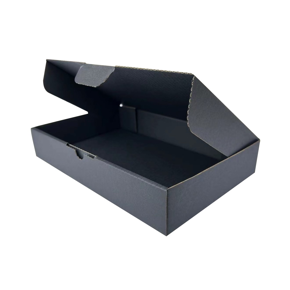 100pcs 220 x 145 x 35mm Full Black Diecut Mailing box