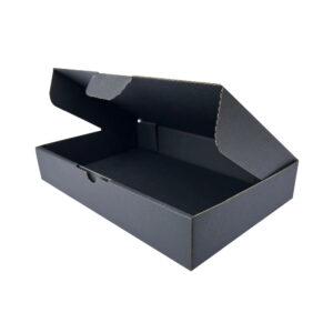100pcs 220 x 145 x 35mm Full Black Diecut Mailing box
