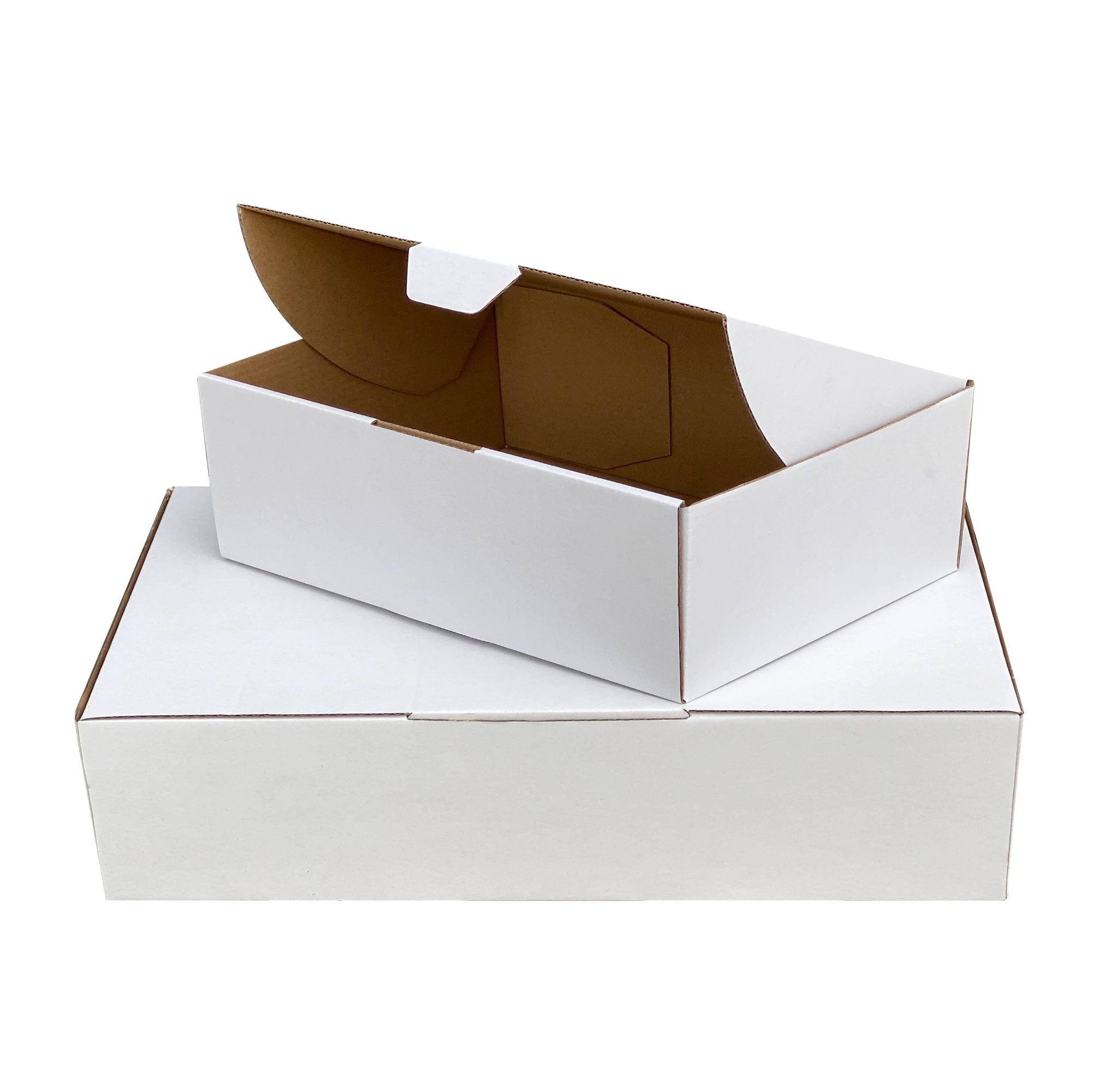 100pcs 240 x 150 x 60mm Diecut MailingBoxWhite