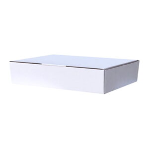 100pcs 300 x 145 x 55mm Diecut Mailing box White