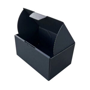 100pcs Full Black 150 x 100 x 75mm Diecut Mailing Box
