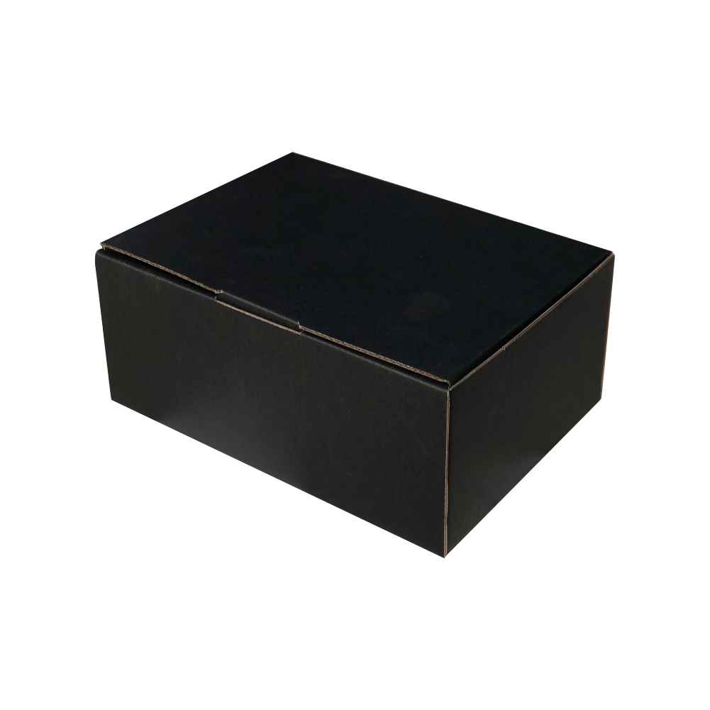 100pcs Full Black 150 x 100 x 75mm Diecut MailingBox