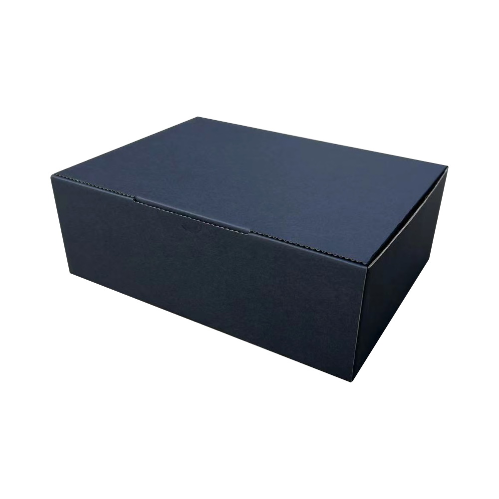 100pcs Full Black Diecut 270 x 160 x 120mm MailingBox