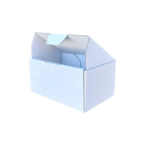 100pcs Full White 150x 100 x 75mm Diecut Mailing Box