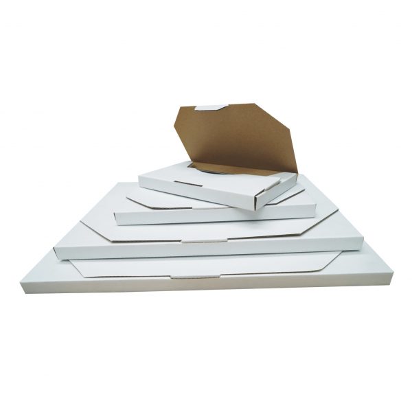 200pcs 155 x 135 x 16mm Diecut Flat Mailing BoxWhite