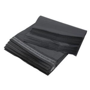 200pcs BLACK 500mm x 650mm Poly Mailing Courier Satchel