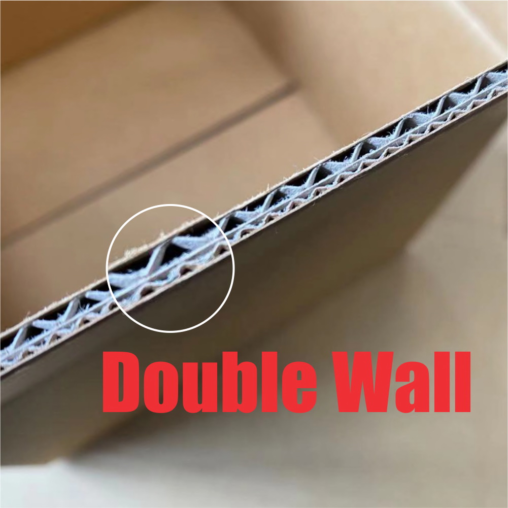 20pcs Heavy Duty 265 x 265 x 180mm Brown Double Wall MailingBox