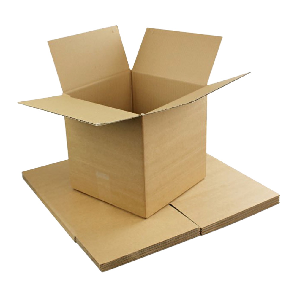 25pcs Regular Slotted 350 x 350 x 350mm Cube Mailing Box Brown