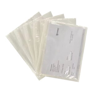 500pcs 175mm x 230mm Invoice Enclosed Sticker Pouch Doculopes Plain