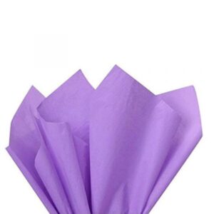 500 Sheets Acid Free Tissue Paper 500x750mm 17gsm Lilac