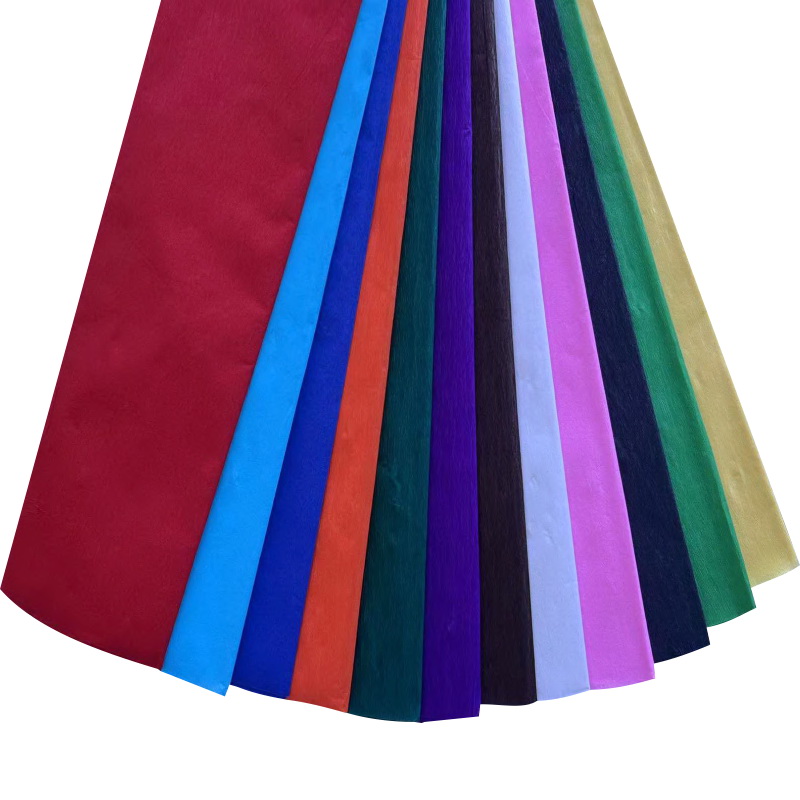 Rainbow Crepe Paper 500mmx2.5m Assorted Pack of 12 Sheets