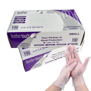 Vinyl Gloves Low Powder Clear Small Carton of 1000