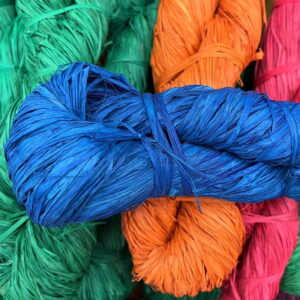 Raffia Hank Blue 250G