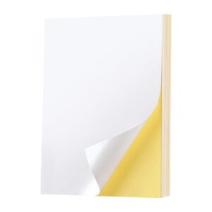 100pcs A4 White Glossy Self Adhesive Address Labels