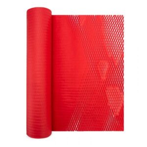 Honeycomb Protective Paper Wrap Roll 500mmx100m Red