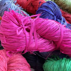 Raffia Hank HotPink 250G