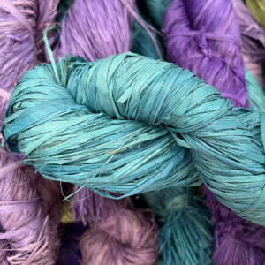 Raffia Hank Light Blue 250G