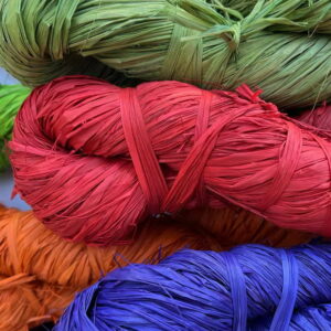 Raffia Hank Red 250G